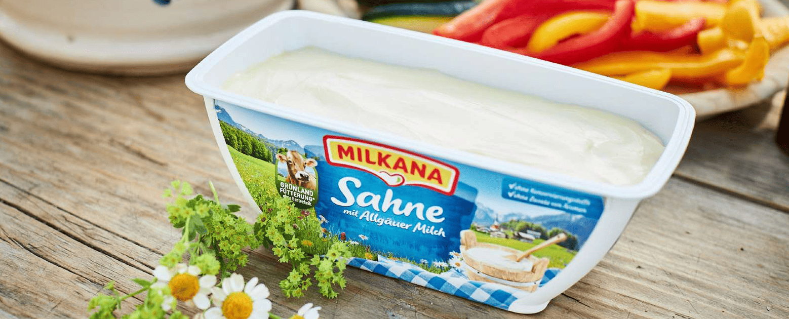 Packaging Milkana Sahne